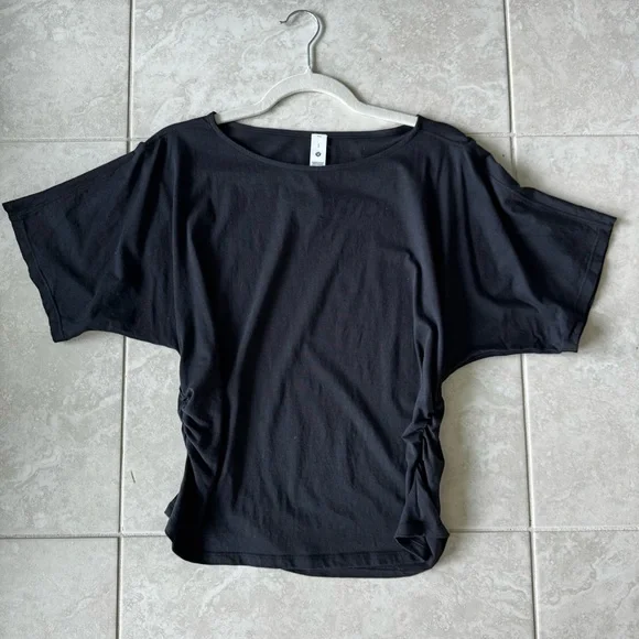 Lululemon Organic Cotton Ruched-Sides T-Shirt - Picture 6 of 8
